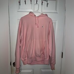 Champion Men's Light Pink Hoodie